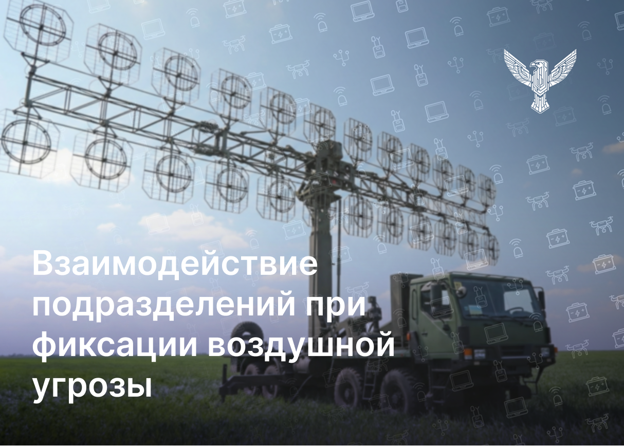 Взаимодействие подразделений при фиксации воздушной угрозы