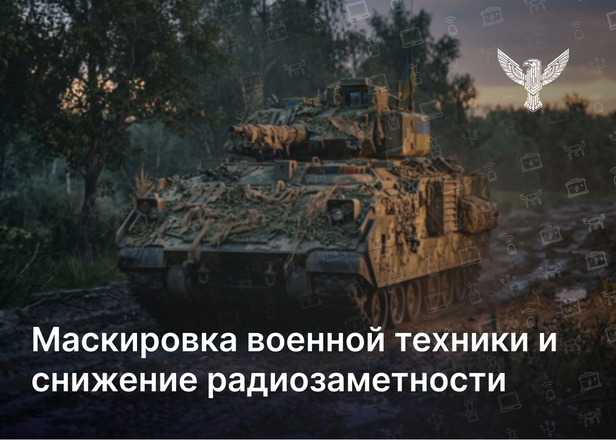 Маскировка военной техники и снижение радиозаметности