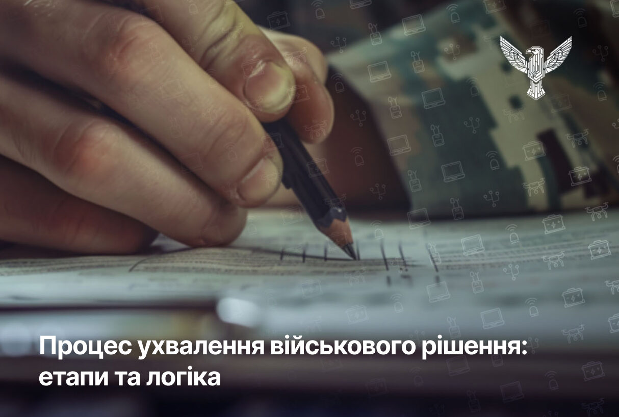 Процес ухвалення військового рішення: етапи та логіка