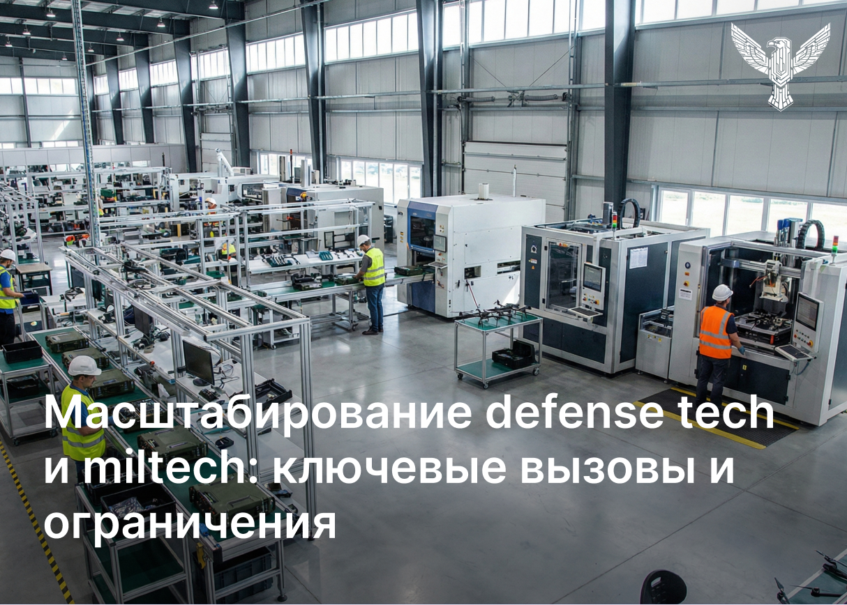 Масштабирование defense tech и miltech: ключевые вызовы и ограничения для компаний