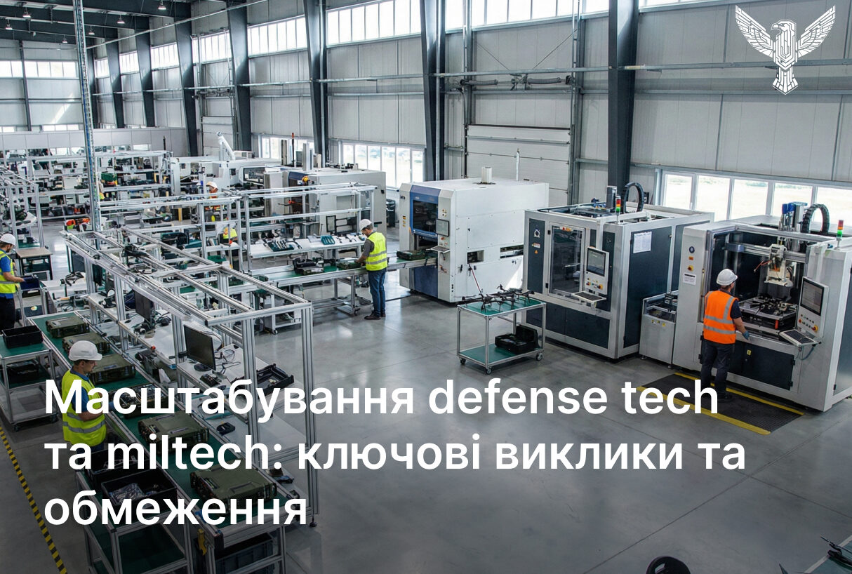 Масштабування defense tech та miltech: ключові виклики та обмеження для компаній