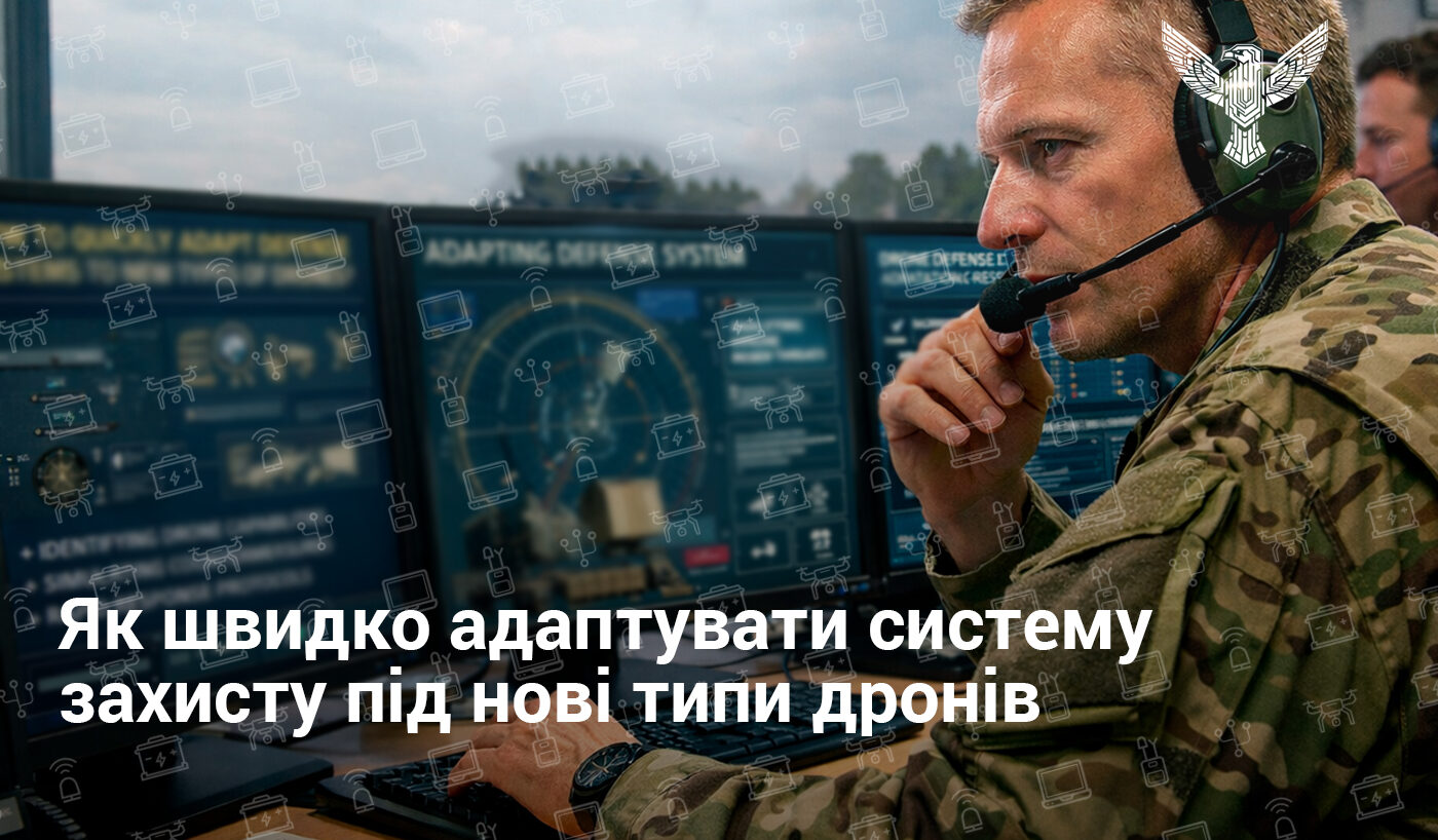 Як швидко адаптувати систему захисту під нові типи дронів