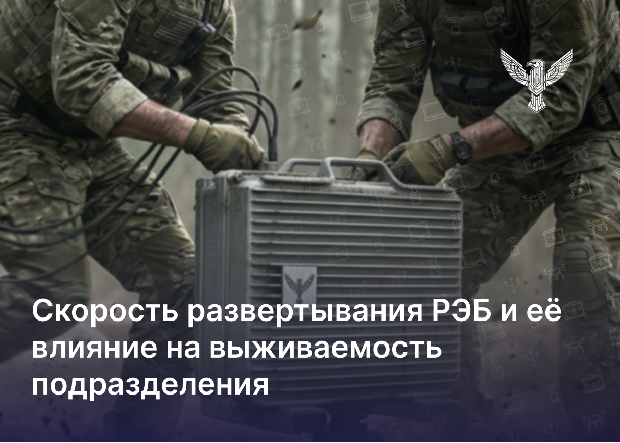 Скорость развертывания РЭБ и её влияние на выживание подразделения