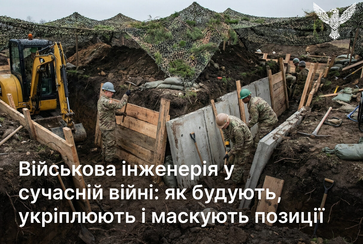 Військова інженерія у сучасній війні: як будують, укріплюють і маскують позиції