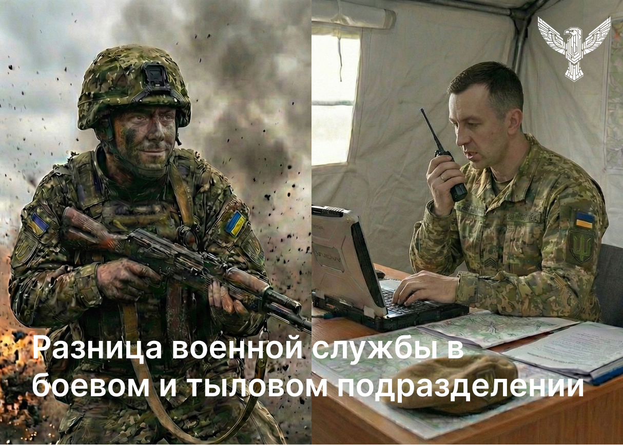 Разница военной службы в боевом и тыловом подразделении
