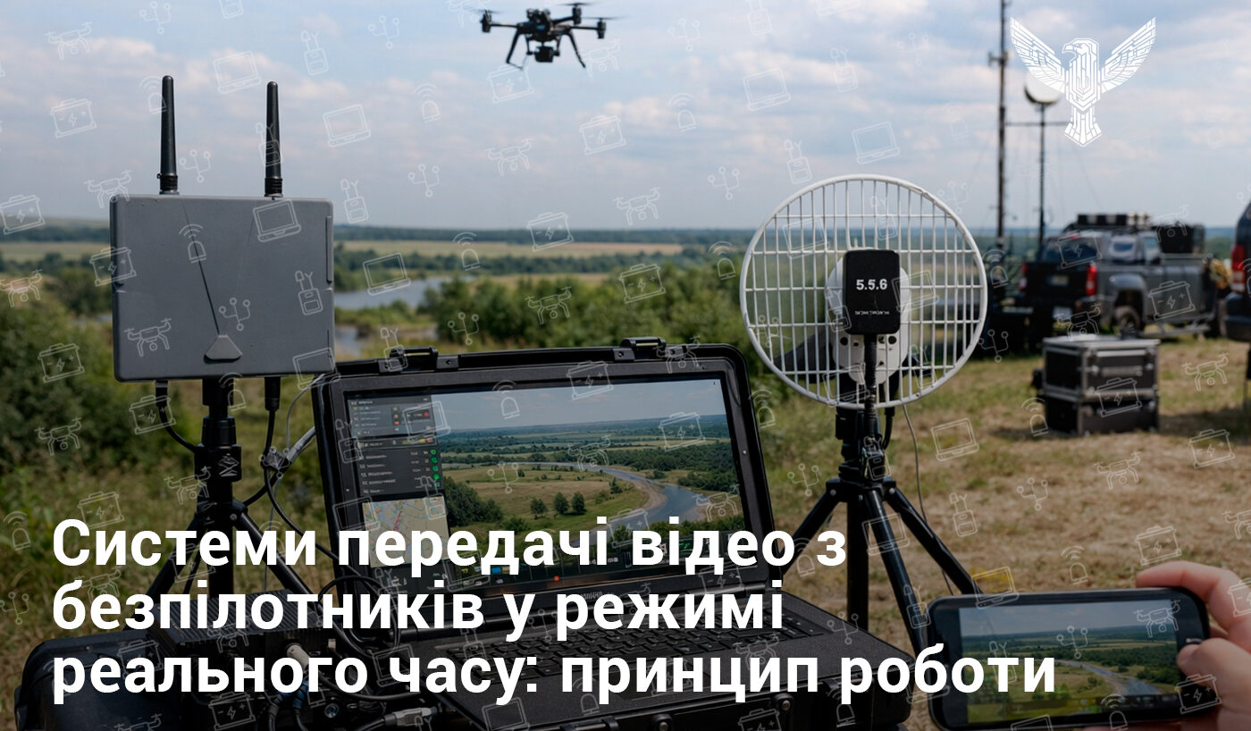 Системи передачі відео з безпілотників у режимі реального часу: принцип роботи