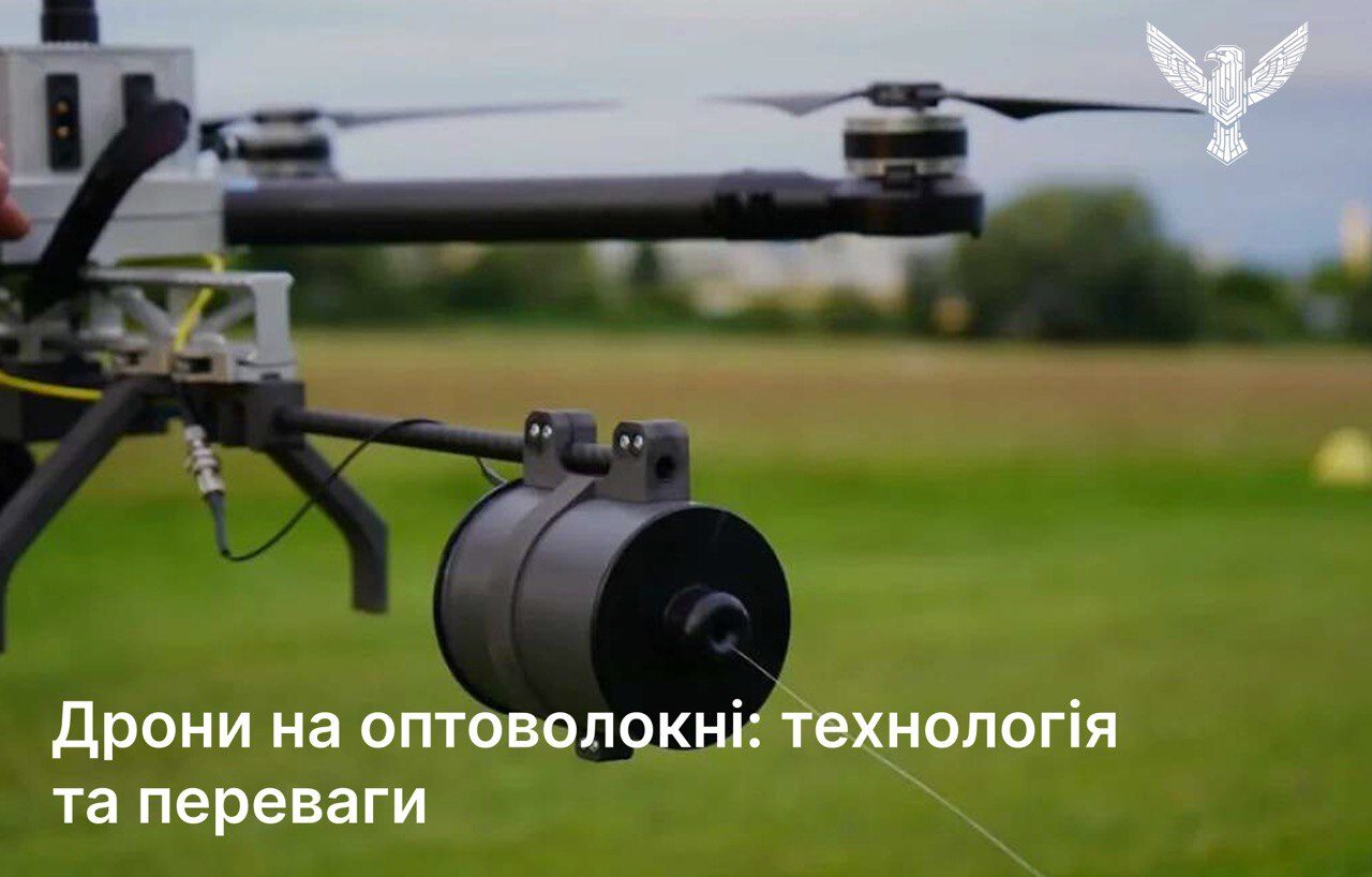 Дрони на оптоволокні: технологія та переваги