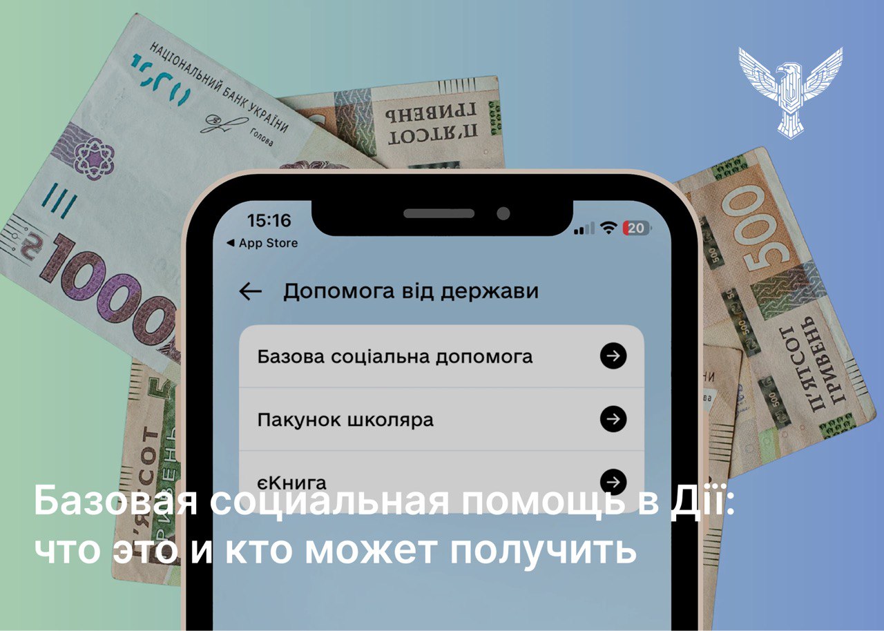 Базовая социальная помощь в Дія: что это и кто может получить