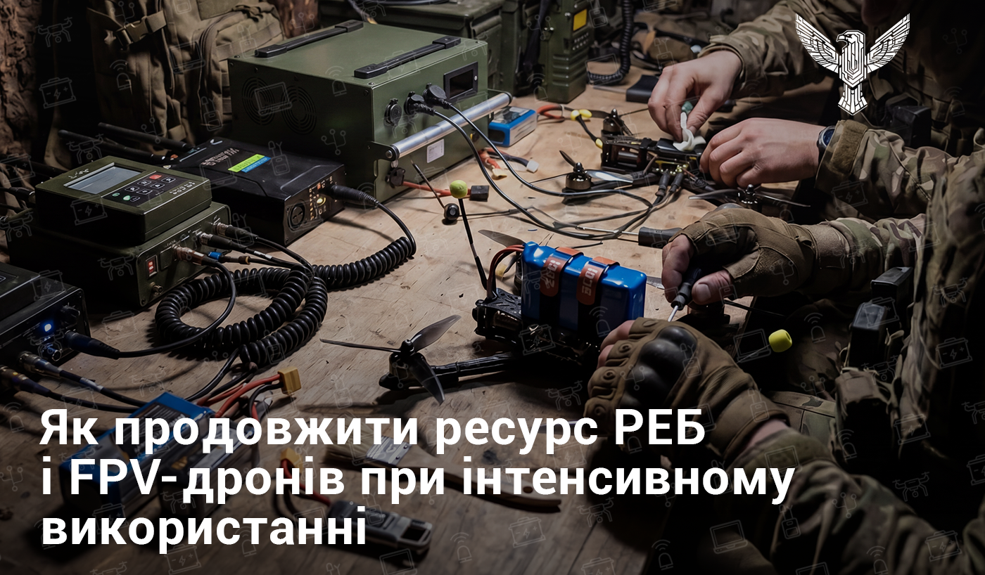 Як продовжити ресурс РЕБ і FPV-дронів при інтенсивному використанні