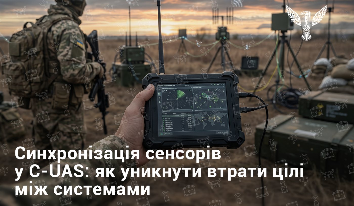 Синхронізація сенсорів у C-UAS: як уникнути втрати цілі між системами
